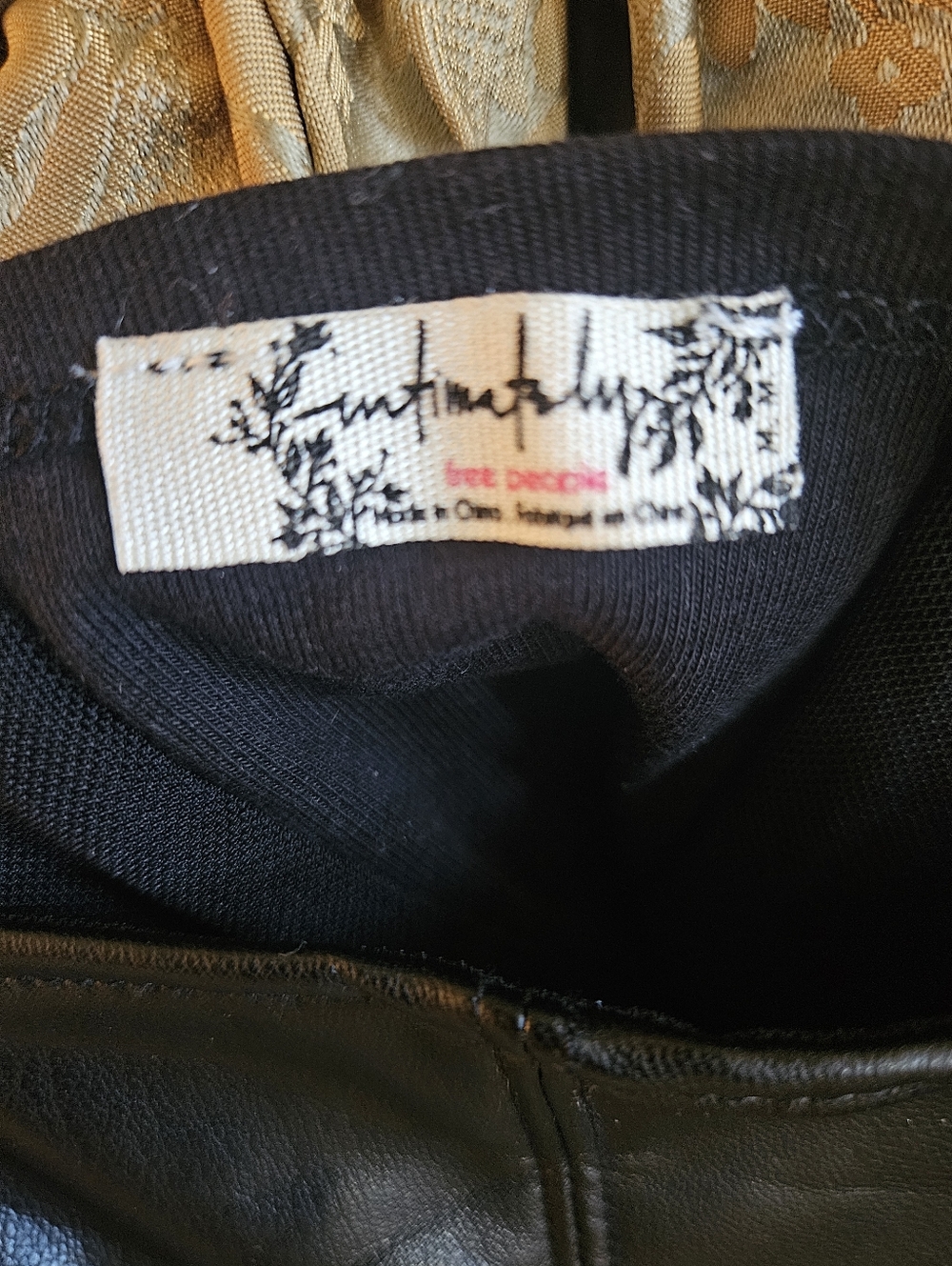 NWOT Free People Black Faux Leather Crop Tank - Picture 4 of 12
